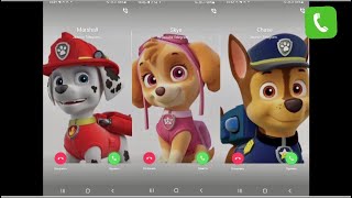 Incoming Call Paw Patrol Family Samsung Galaxy S20+ screenshot 4