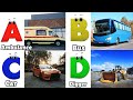 ABC Song Phonics, Transportation Song, ABC Song, Alphabet Educational Song A to Z for kids