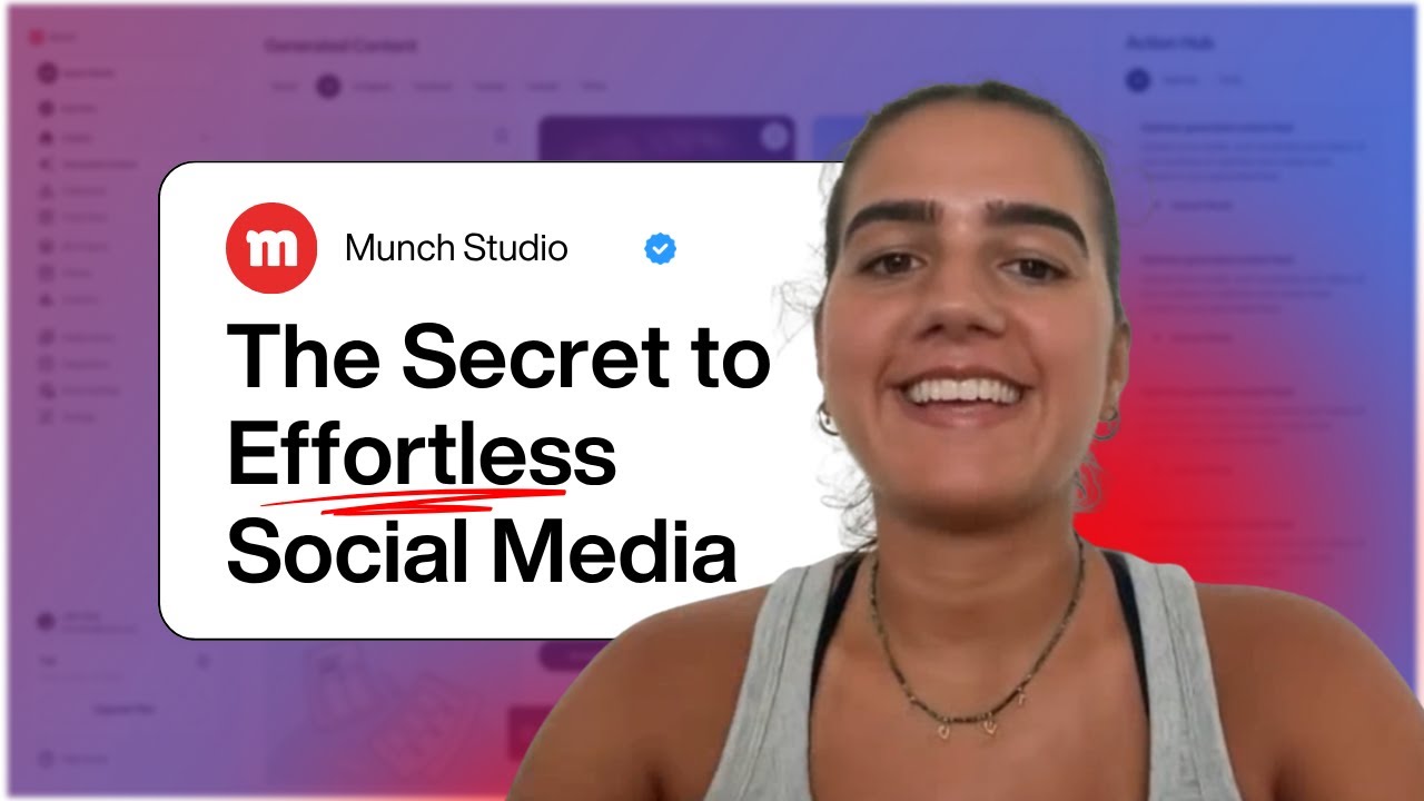 Munch Studio Does Your Social Media for You | Full Walkthrough