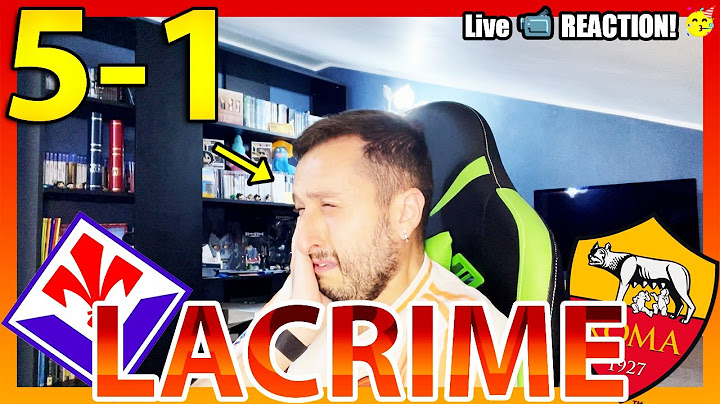 LACRIME. FIORENTINA-ROMA 5-1 [LIVE REACTION]
