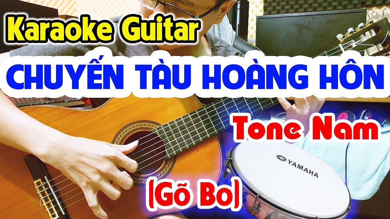 [Karaoke Guitar] Chuyến Tàu Hoàng Hôn Tone Nam - Rumba Gõ Bo 9669 Âm Thanh Mộc Mạc Chất Xưa 1975