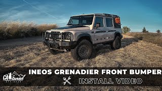 CAtuned Off-Road | Ineos Grenadier Front Bumper Install Video Ineos Grenadier Front Bumper