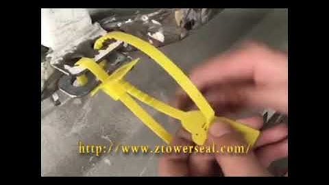 SL-07F Plastic Security Seal Security Seal Container Seal Pull tight seals