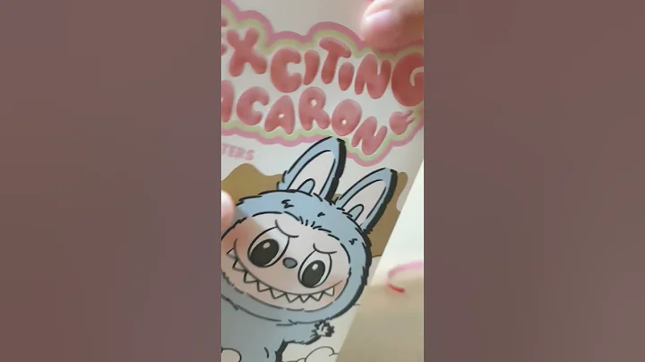 Labubu exciting macaron unboxing #unboxing #labubu #asmr #shorts