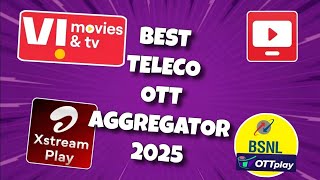Xstream Play vs VIMTV vs BSNL BiTV vs JioTV🔥: Best Telecom Network OTT Aggregator App 2025