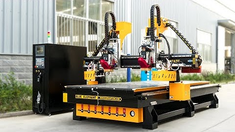 Best Wood CNC Machine Woodworking CNC Router with Two Italy HSD ATC Spindle for Sale