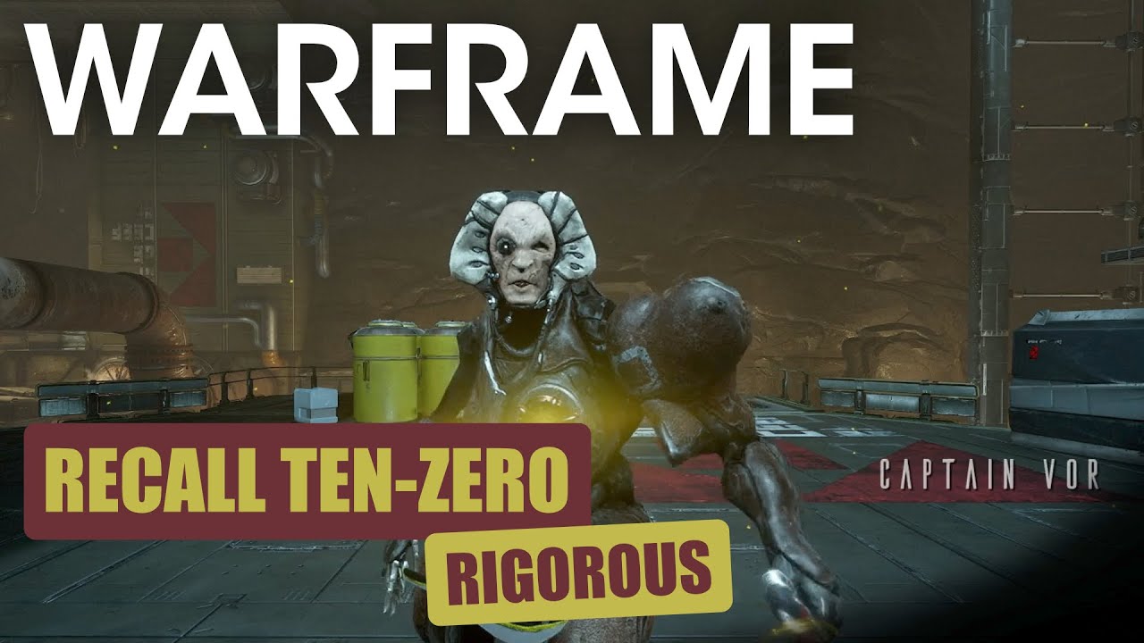 Recall Ten-Zero Rigorous - 10 Year Celebrations - Warframe