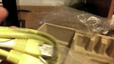 Unboxing of a Netgear wireless-N gigabit router with usb