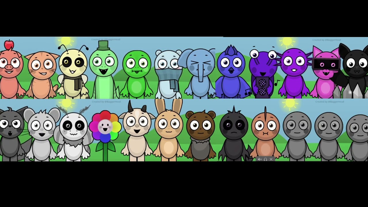 Incredibox Abgerny - All Characters Together