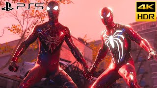 Spider Man 2 | Peter & Miles Search for Venom and Rescue Symbiote Citizens | Part 27 [PS5 4K HDR]