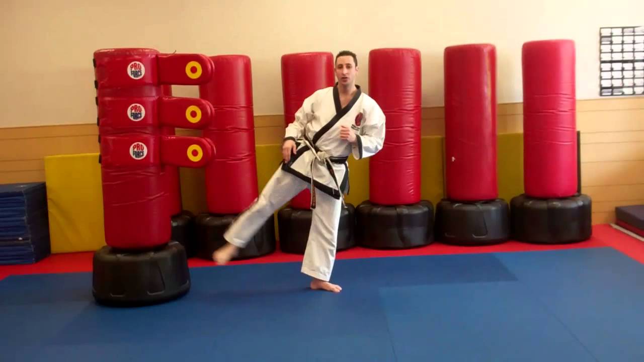 Warren Levi Karate Lead Leg Roundhouse Kicking drill YouTube
