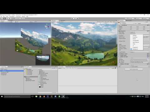 Unity - How to dynamically blur background images