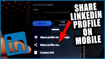 How to Share Linkedin Profile Link from your mobile (Android/iOS)
