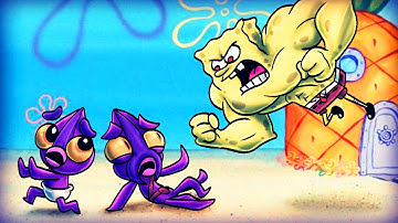 Minecraft | Morph Hide and Seek! Where did SPONGEBOB Go? (SPONGEBOB MOD)