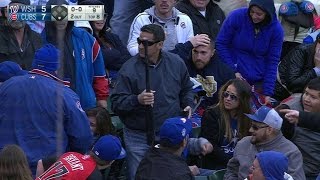 WSH@CHC: Ramos accidentally loses his bat