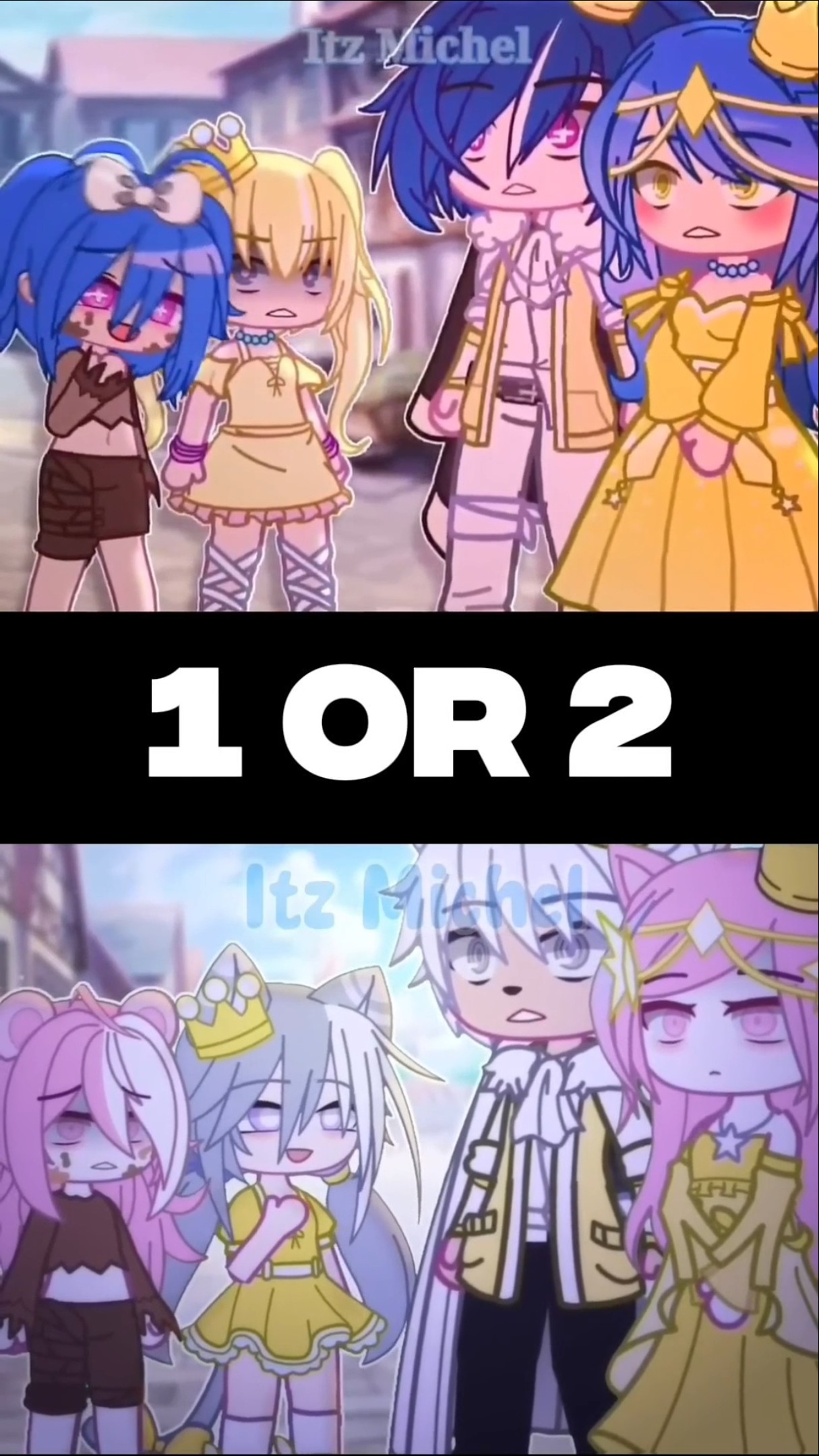 1 OR 2? || #gacha #gachalife #gachaclub #shorts #trend #viral