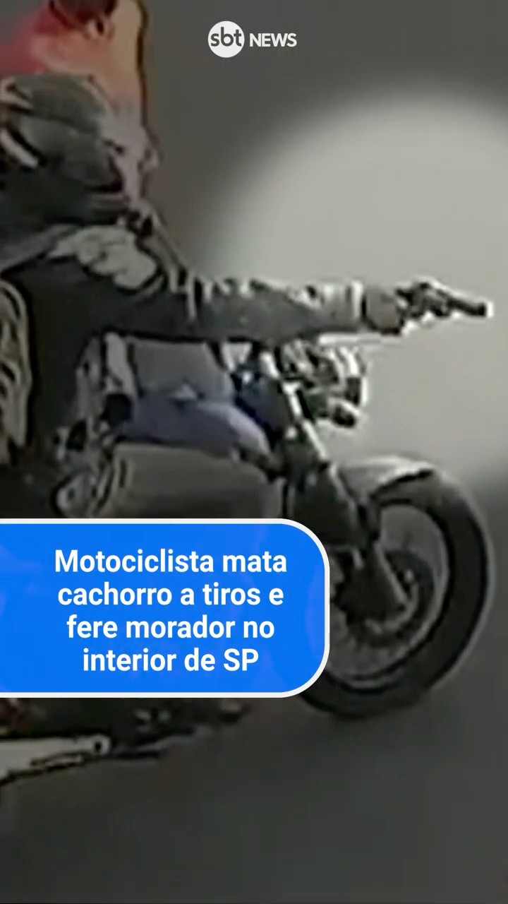Motociclista mata cachorro a tiros e fere morador em Jandira (SP)
