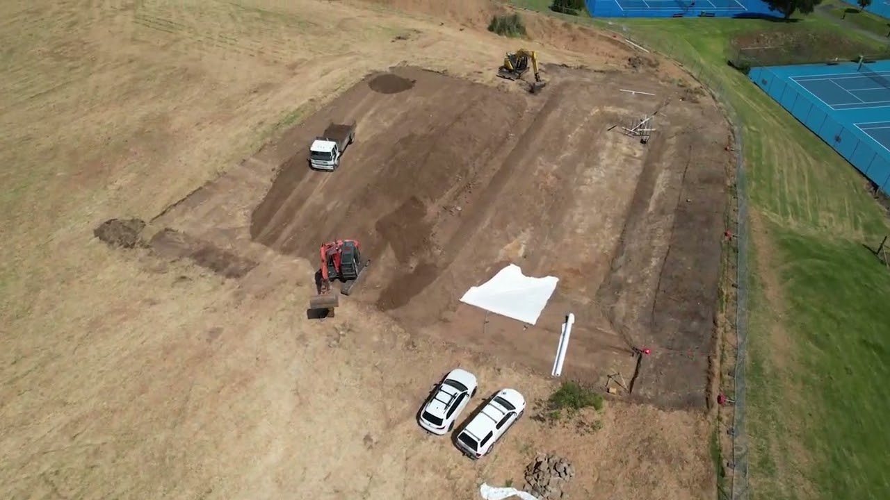 Colin Maiden Park Turf Project - construction progress to 15 Jan 25