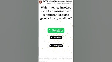 iGCSE Computer Science 0478 0984 Paper 1 Unit 2 q013 v1