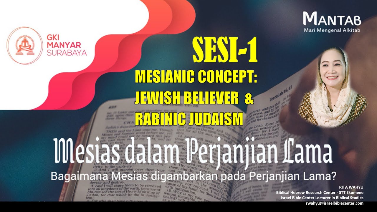 Zoominar Mesias Dalam Perspektif Yahudi Sarapanpagi Biblika Ministry