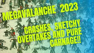 Megavalanche 2023 - Mega Challengers Race - RAW POV - Wipeouts, Near Misses & Full-on Carnage! screenshot 4
