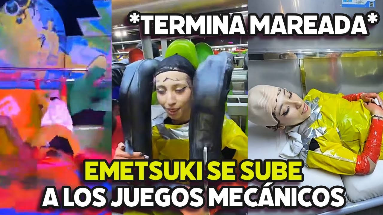 EMETSUKI TERMINA MAREADA EN LOS JUEGOS MECÁNICOS | MEJORES MOMENTOS