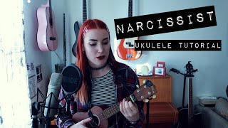 HOW TO PLAY: 'Narcissist' by No Rome feat. The 1975 (ukulele tutorial) | idatherese