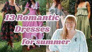 13 Romantic and Whimsical dresses to sew for Summer!