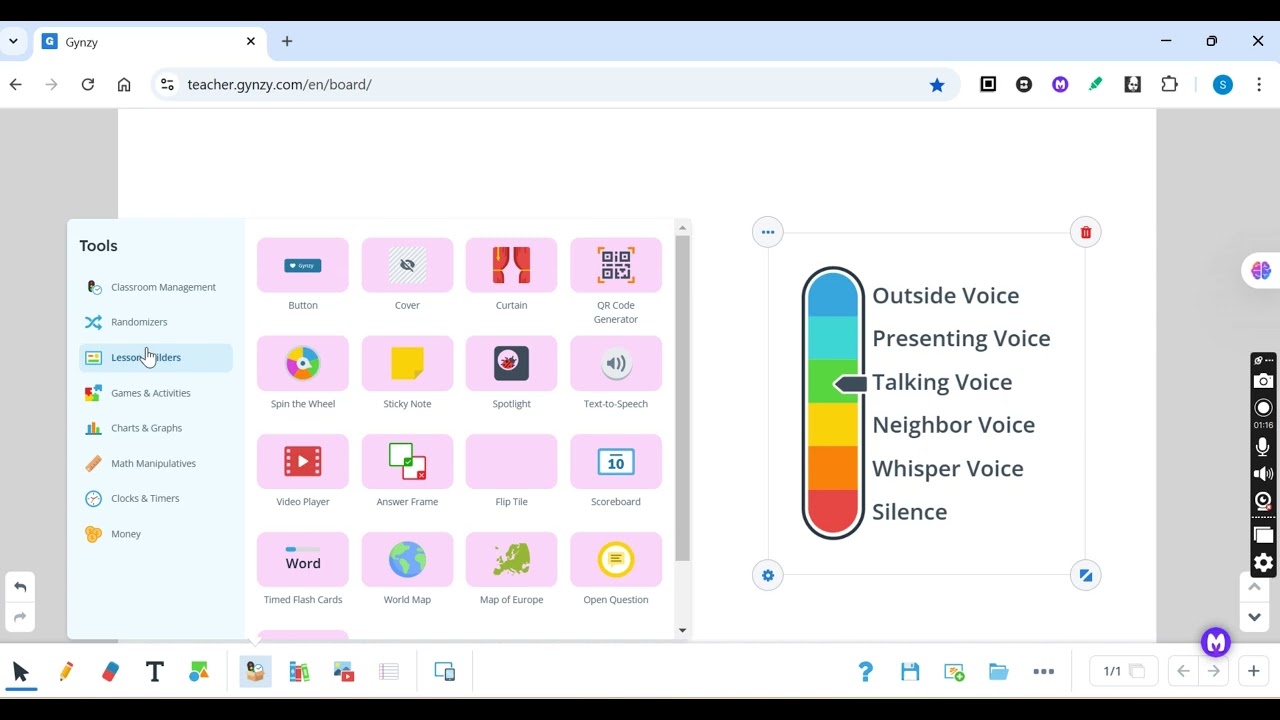 Gynzy Education Whiteboard Tool for Classroom Teachers- Amazing!