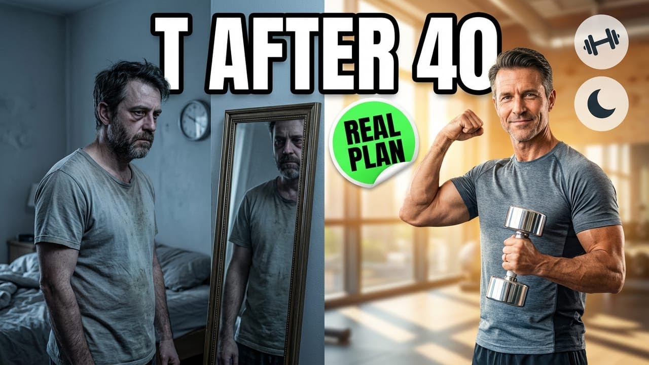 Men Over 40 Testosterone, Energy & Muscle — What Really Works (TRT vs Lifestyle vs Supplements)