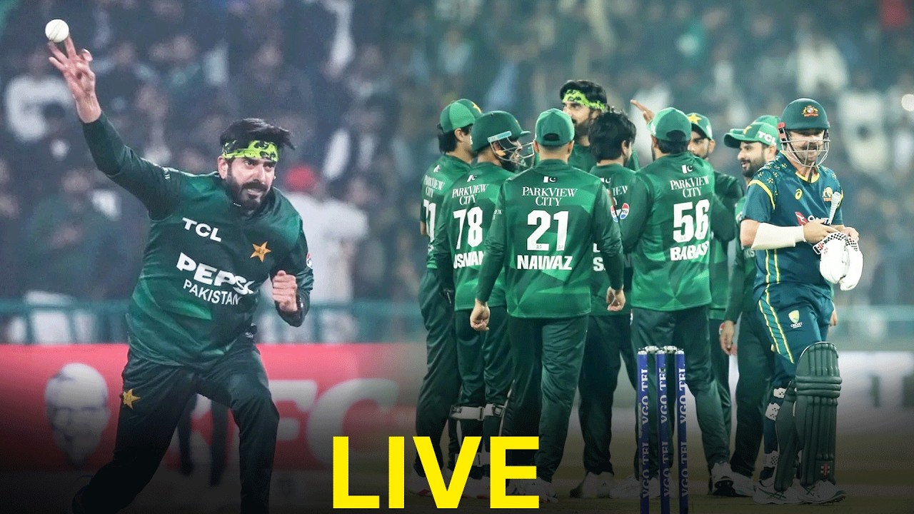 🔴 - 𝐑𝐄𝐋𝐈𝐕𝐄 | Australia Batting Collapse 😳 | Pakistan Bowling Masterclass | Match 02 | PCB | M3L1K