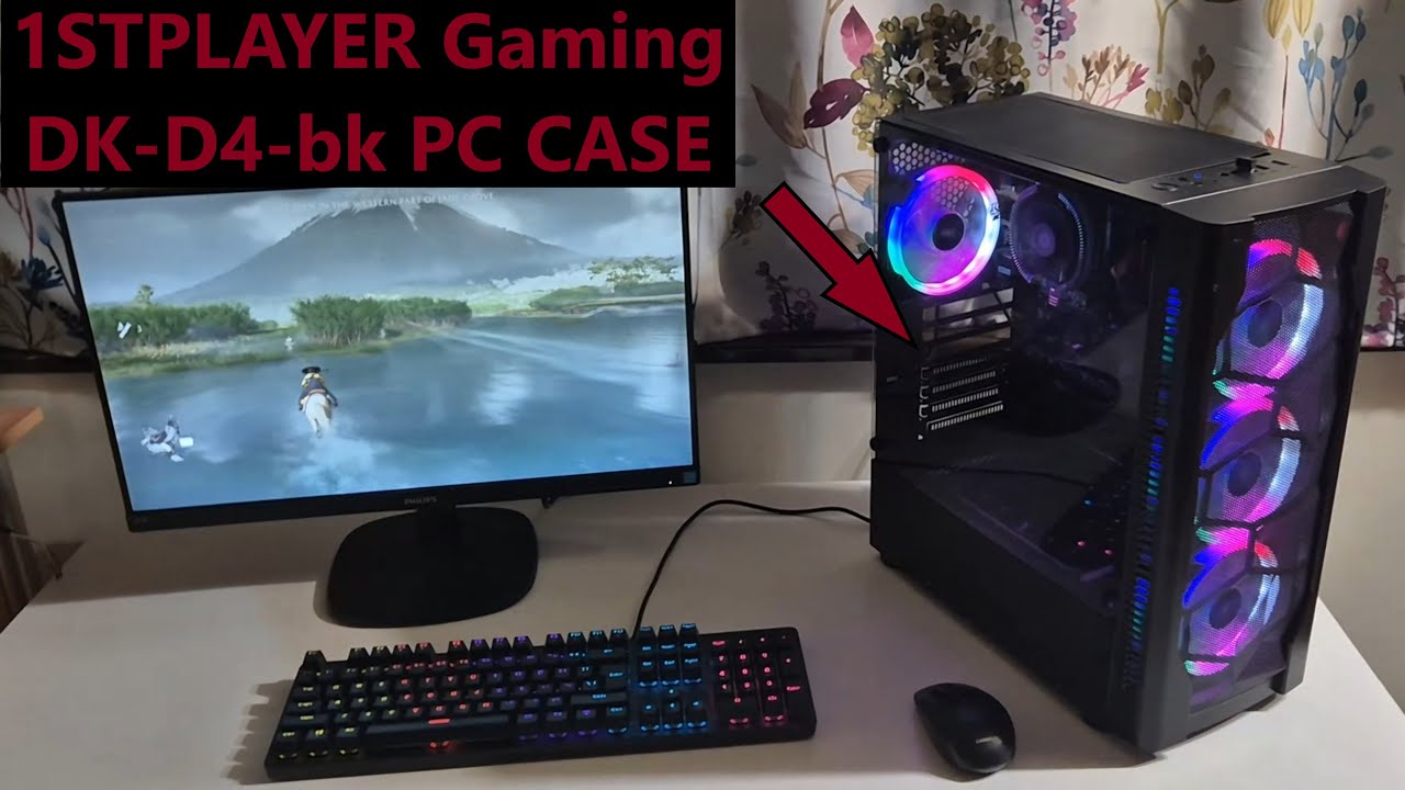 Обзор игрового корпуса для ПК DK D4 bk от 1STPLAYER.
