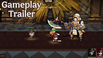 Unknown Knights: Pixel RPG Gameplay Trailer (Android, iOS)