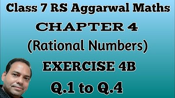 Q.1 to Q.4 of exercise 4B class 7 RS Aggarwal Maths