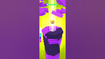 Drop Stack Ball Game Level 416 - short video - More Gaming