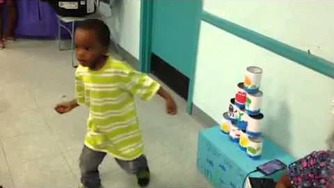 My great nephew busting a move.