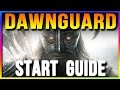 Skyrim Special Edition How to Start DAWNGUARD DLC (Remastered Gameplay Walkthrough Guide)