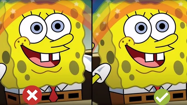 Photo Puzzle, Spongebob Squarepants | Spot the difference Brain Games |
