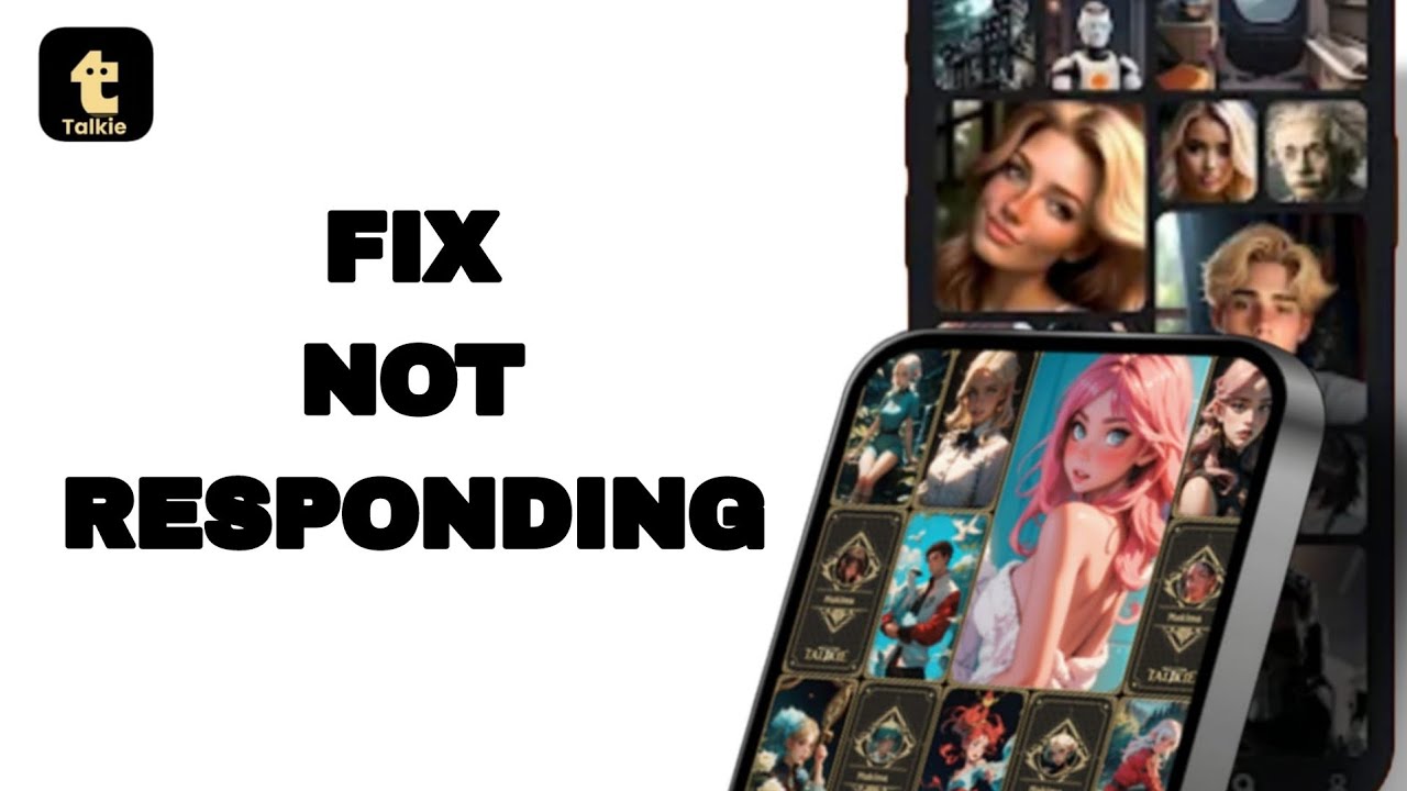 How To Fix And Solve Not Responding On Talkie Ai Chats App | Final ...