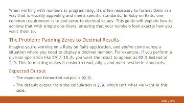 How to Pad Zeros to Decimal Results in Ruby on Rails