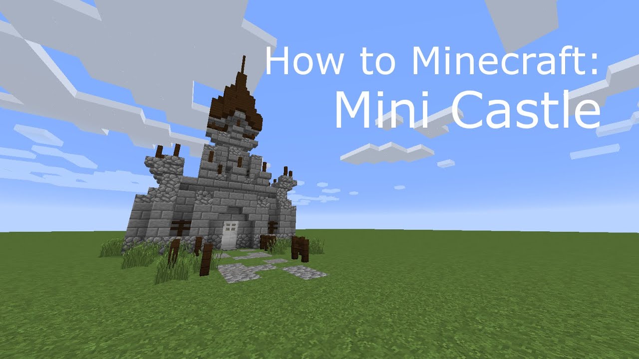 How to Minecraft: Mini Castle - YouTube