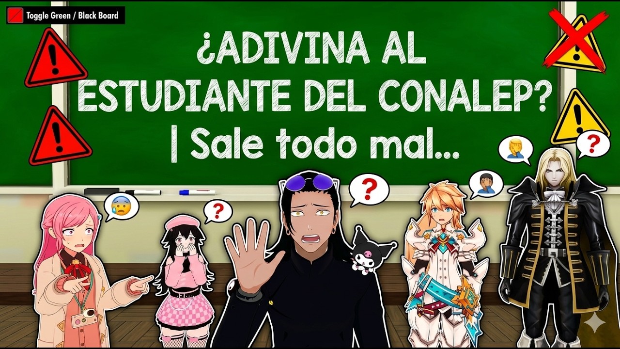 ¿Adivina al estudiante del CONALEP? | Sale todo mal...