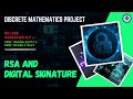 Understanding Digital Signatures & RSA Encryption | Discrete Mathematics Project at DA-IICT 🔐