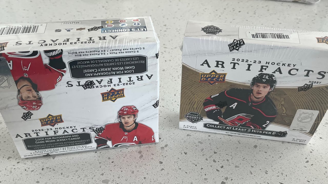 20222023 Artifacts Hockey retail vs hobby part 1 YouTube