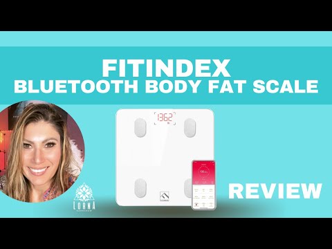 FITINDEX Bluetooth Body Fat Scale, Smart Wireless BMI Bathroom Weight Scale  Body Composition Monitor Health Analyzer