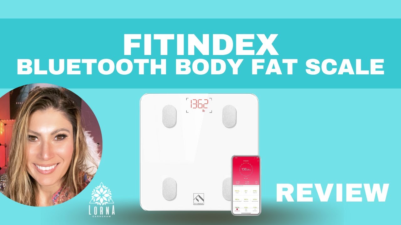 FitIndex Scale - Smart Bluetooth Body Fat Scale for Bathroom