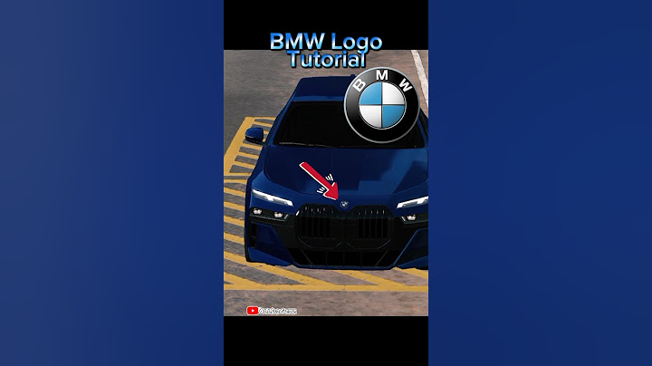 BMW Logo Tutorial Shorts in Car Parking Multiplayer