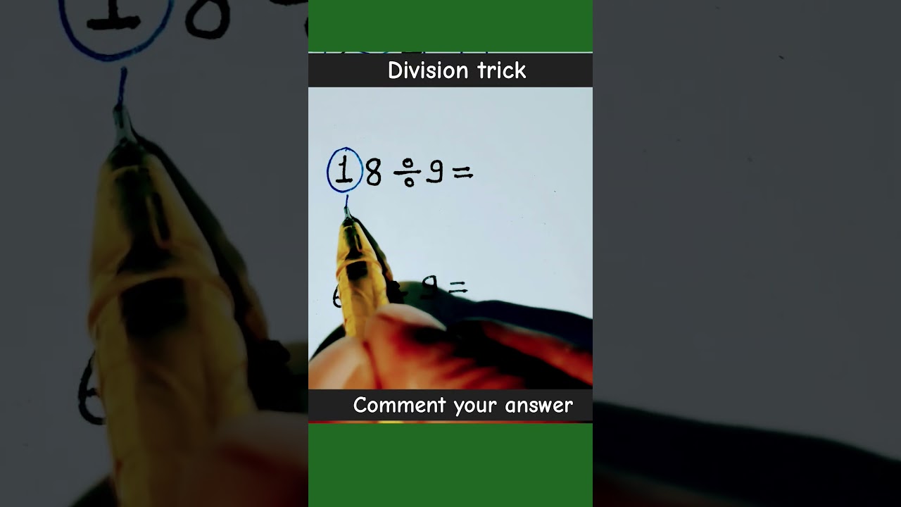 Only 1% Know This Division Method! 
