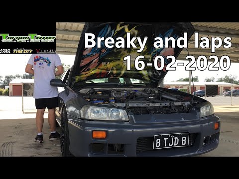 R34 at Torque Time breaky and Laps!