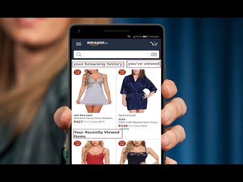 Android में Amazon ऐप का पूरा इतिहास हटाएं (इतिहास देखा, आइटम की सिफारिश करें)